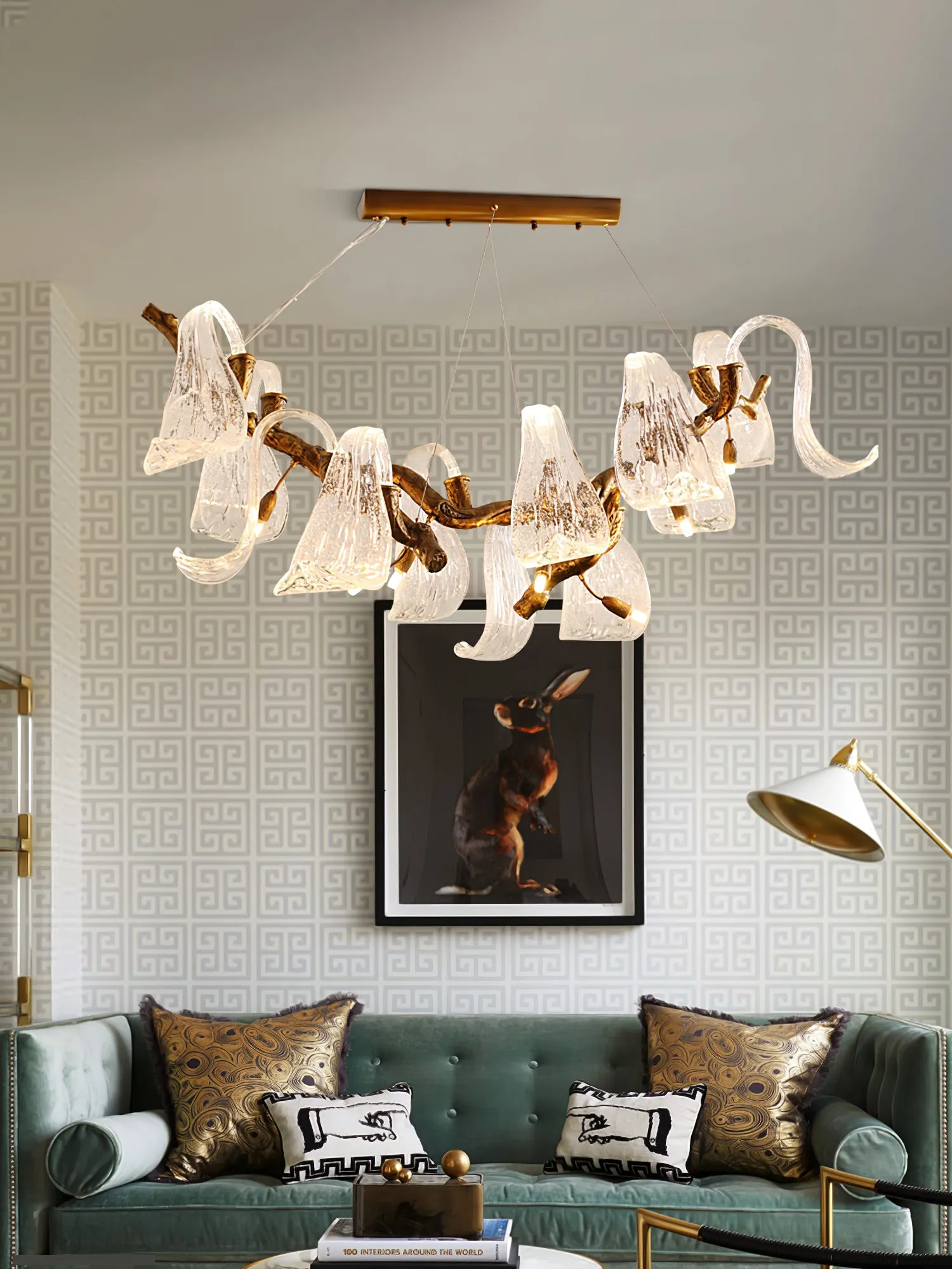 Icarus Wings Horizontal Chandelier