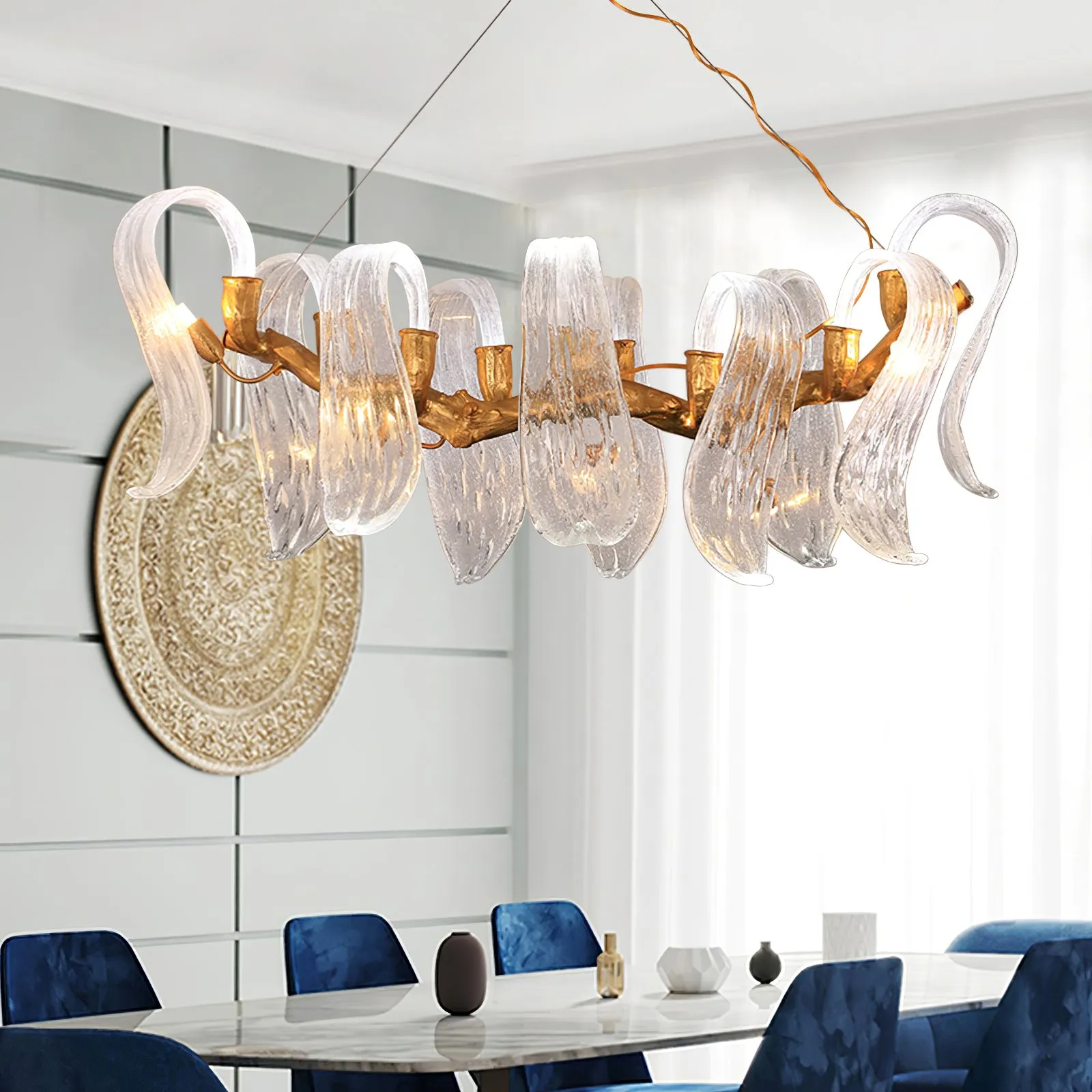 Icarus Wings Horizontal Chandelier