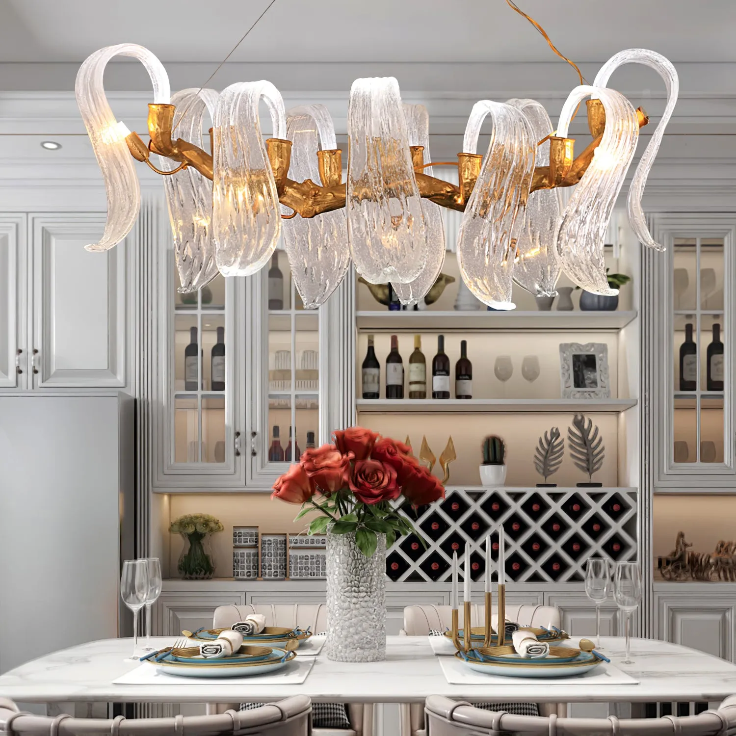 Icarus Wings Horizontal Chandelier