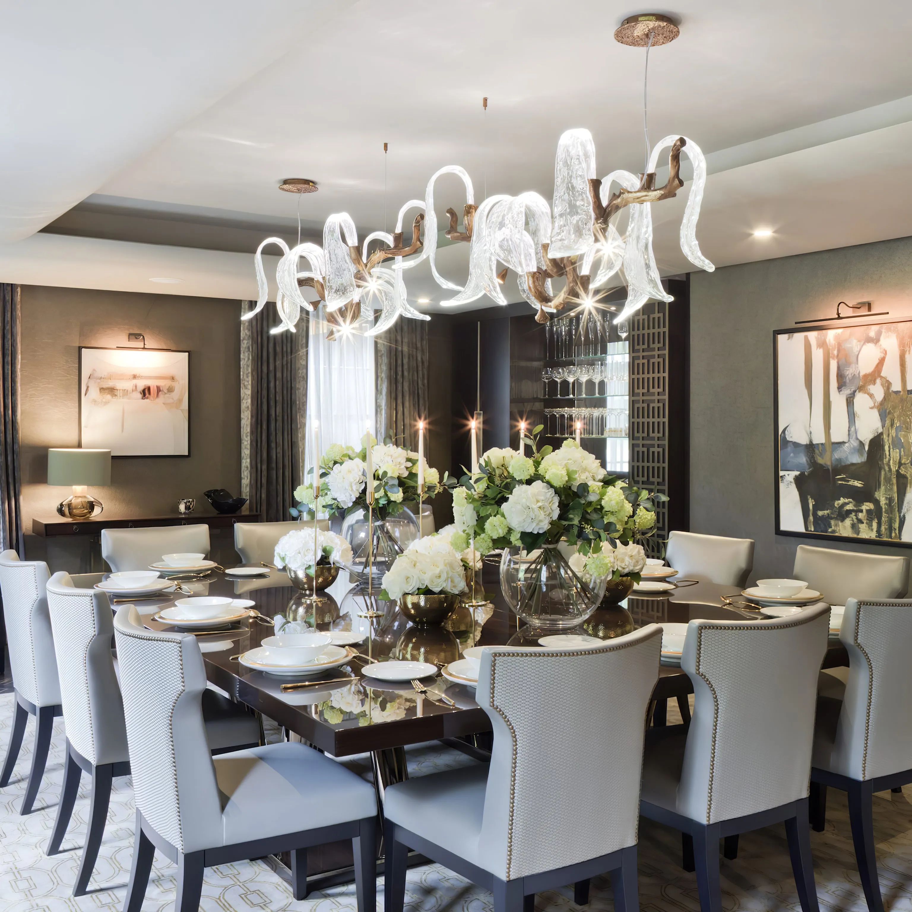 Icarus Wings Horizontal Chandelier