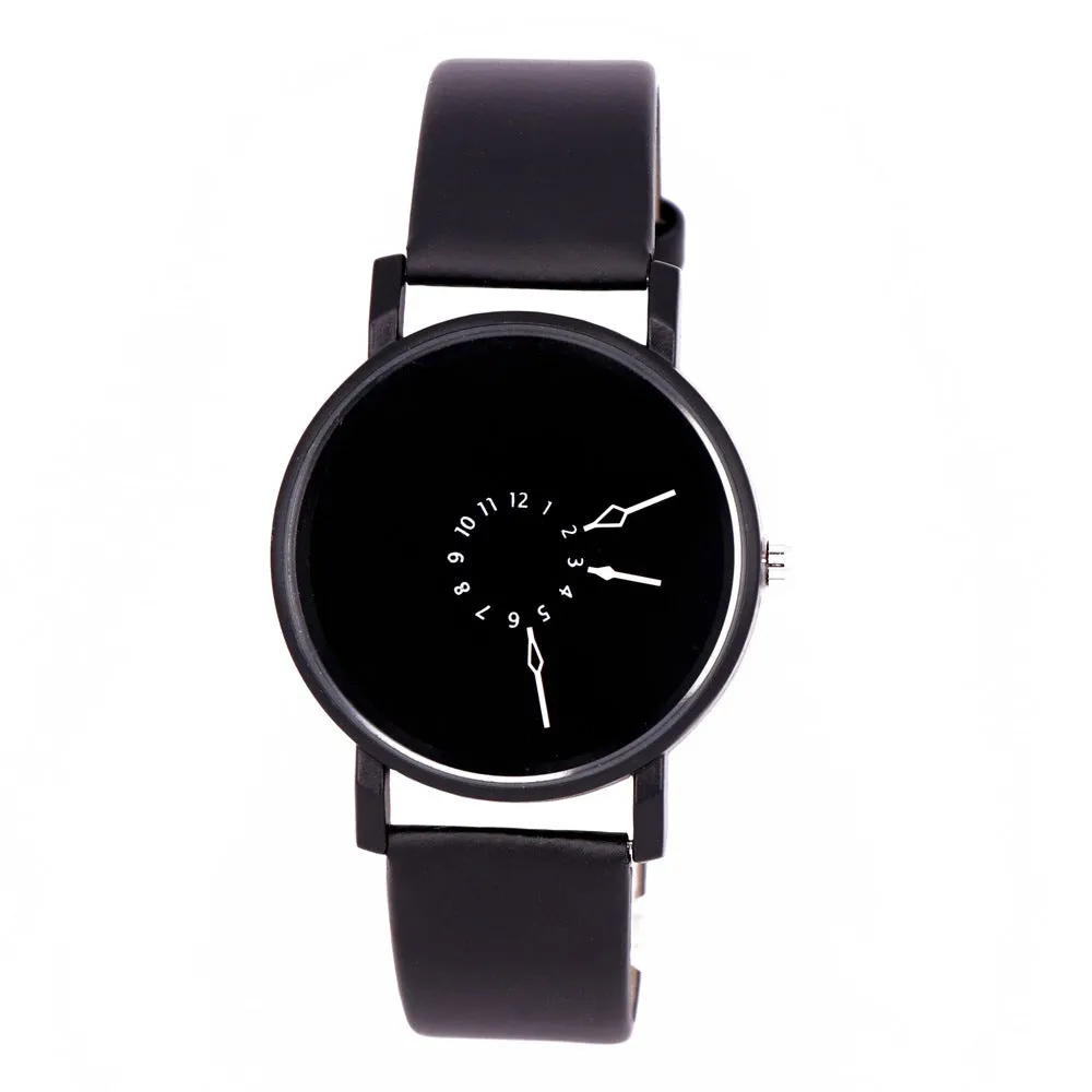Inverted Pointer Watch Female Student Couple Neutral Quartz Watch Men