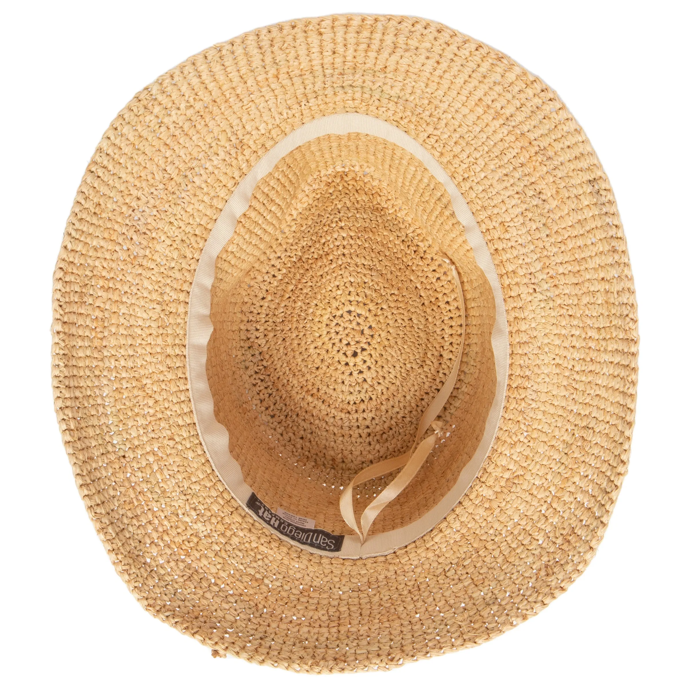 Laguna - Womens Crochet Raffia Bucket (RHS3106)