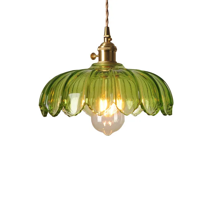 LED Japanese Style Creative Glass Pendant Light