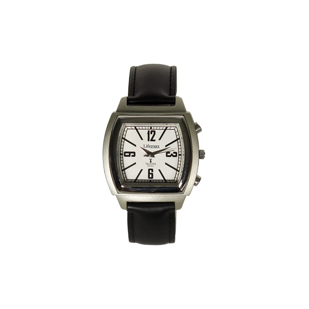 Lifemax Vintage Talking Atomic Watch - Strap | Stylish & Accurate Time Announcements