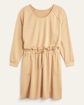 Lindsay Sweatshirt Dress | Tan