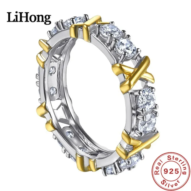 Luxury Interlaced Crystal Ring