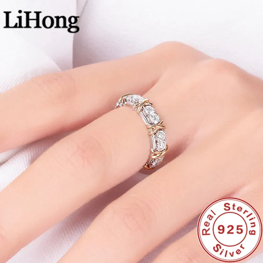 Luxury Interlaced Crystal Ring