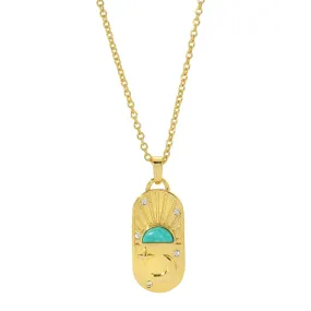 Mara Necklace in Turquoise
