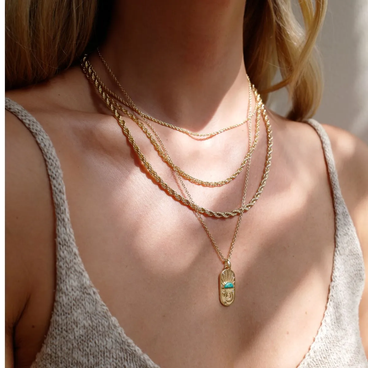 Mara Necklace in Turquoise
