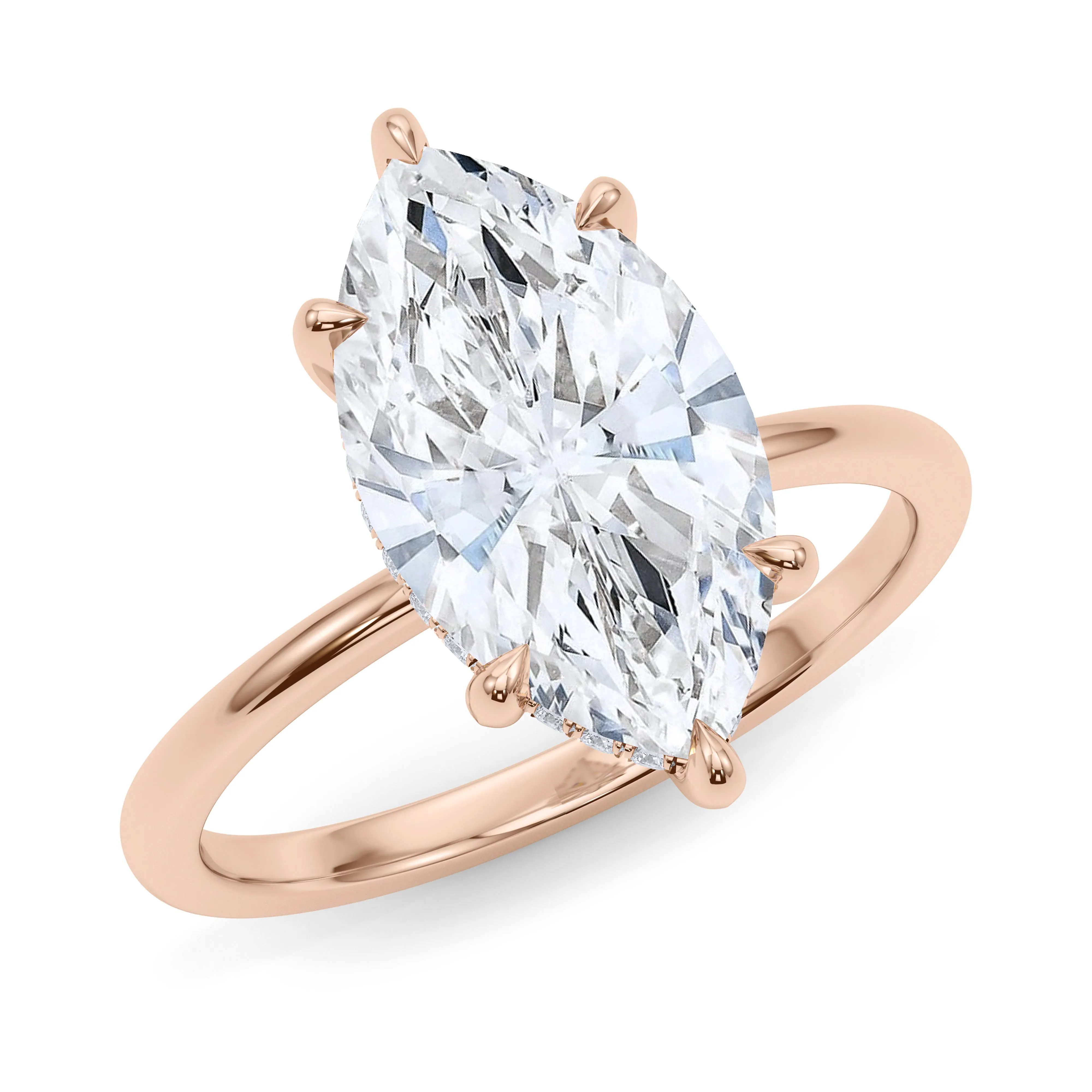Marquise Diamond Engagement Ring