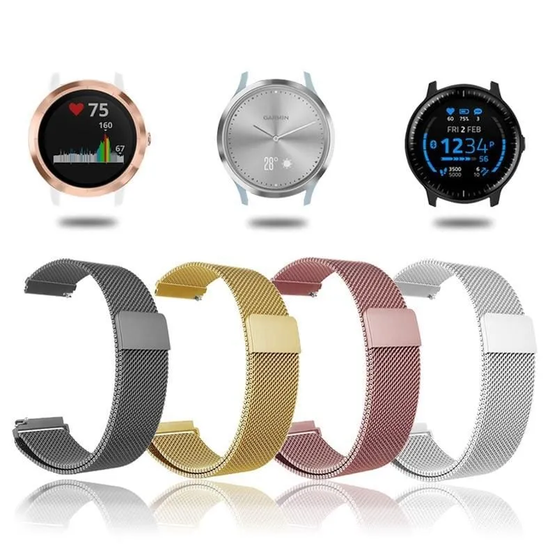 Milanese Straps Compatible with the Lacoste 22mm Range
