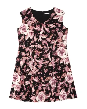 Minneapolis Blossom Dress | Black / Pink