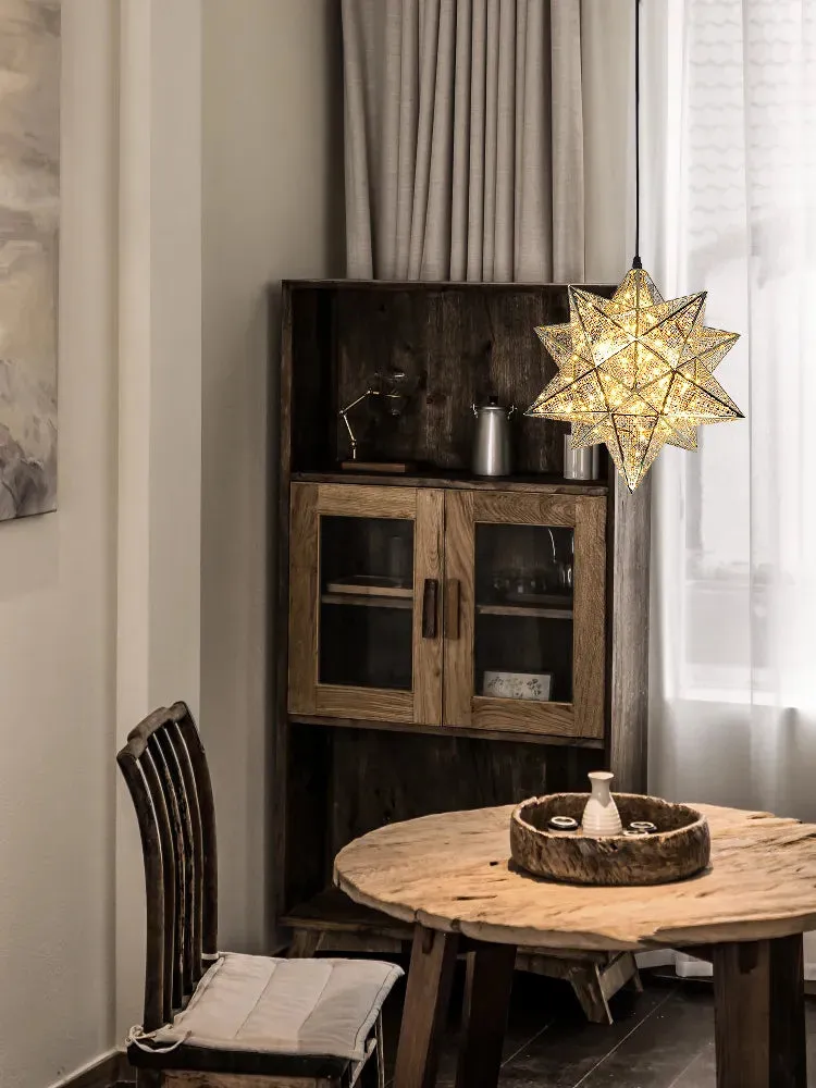 Modern 3D Star Pendant for Shopping Centre/Living Room/Bedroom/Entryway/Dining Room
