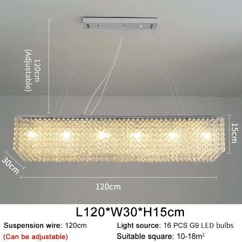Modern Round Crystal Chandelier For Living Room Chrome Gold