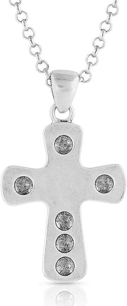 Montana Silversmiths Western Lifestyle Women's Cross Necklace (Bold in Faith Turquoise Cross)
