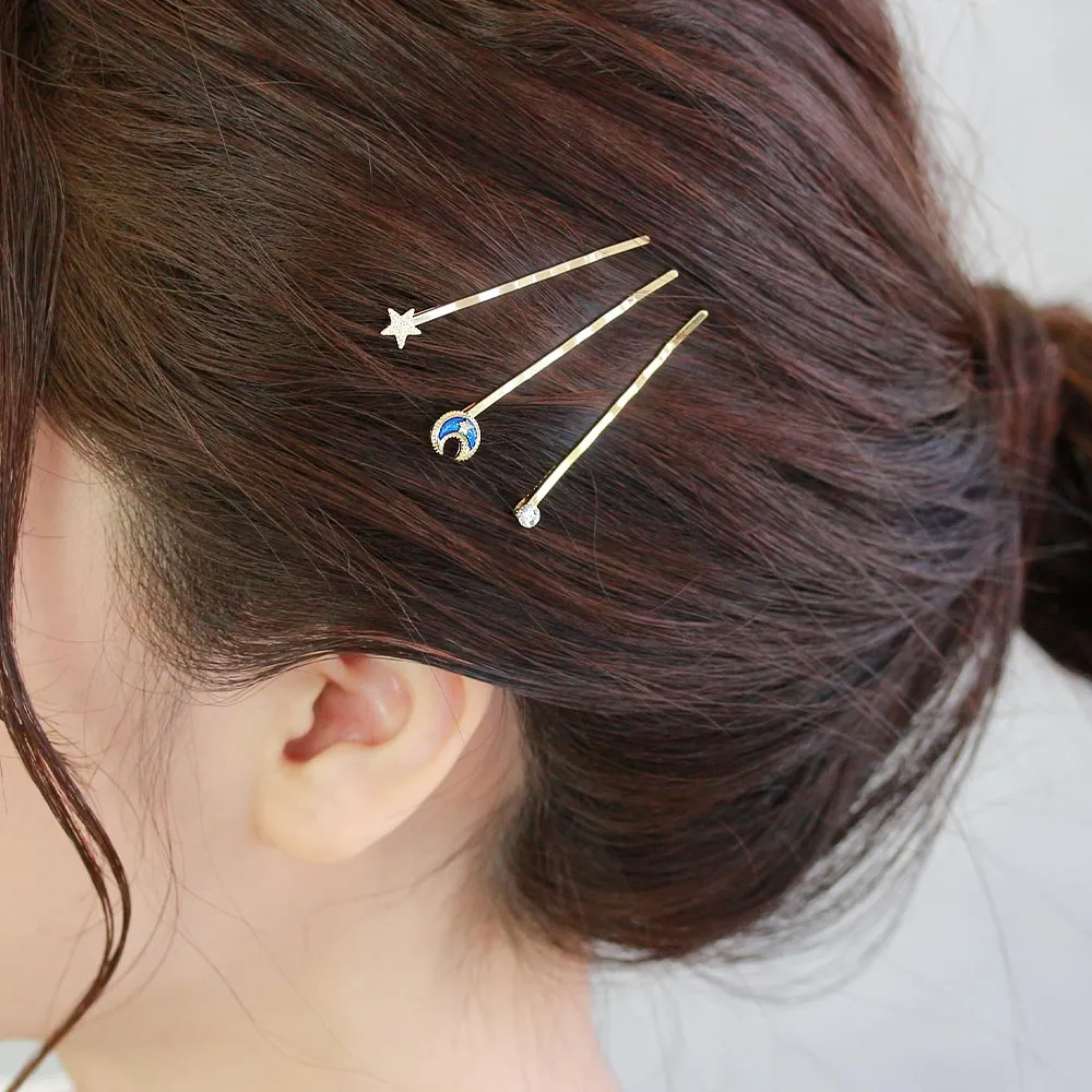 Moon and Sar Hairpin Set