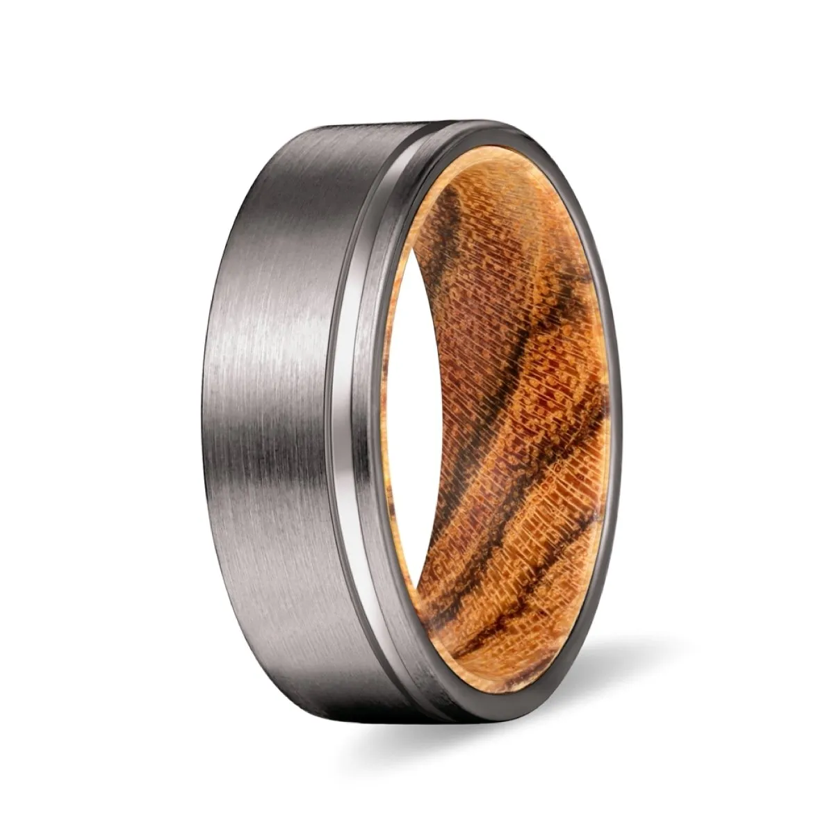MOOSE | Bocote Wood, Gunmetal Tungsten Offset Groove