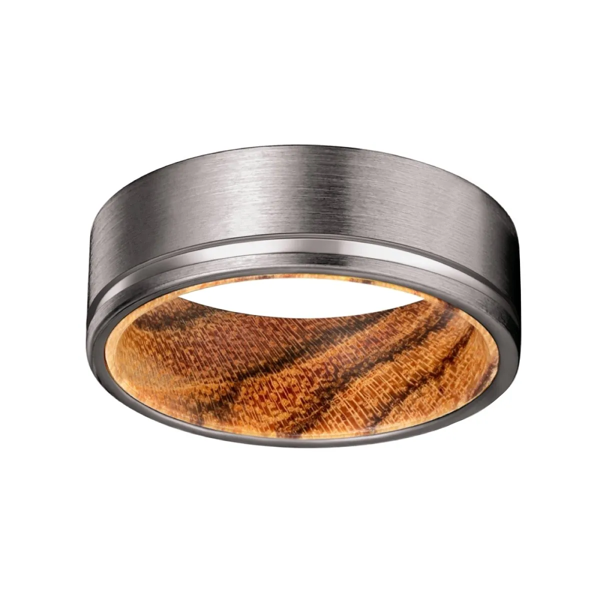 MOOSE | Bocote Wood, Gunmetal Tungsten Offset Groove