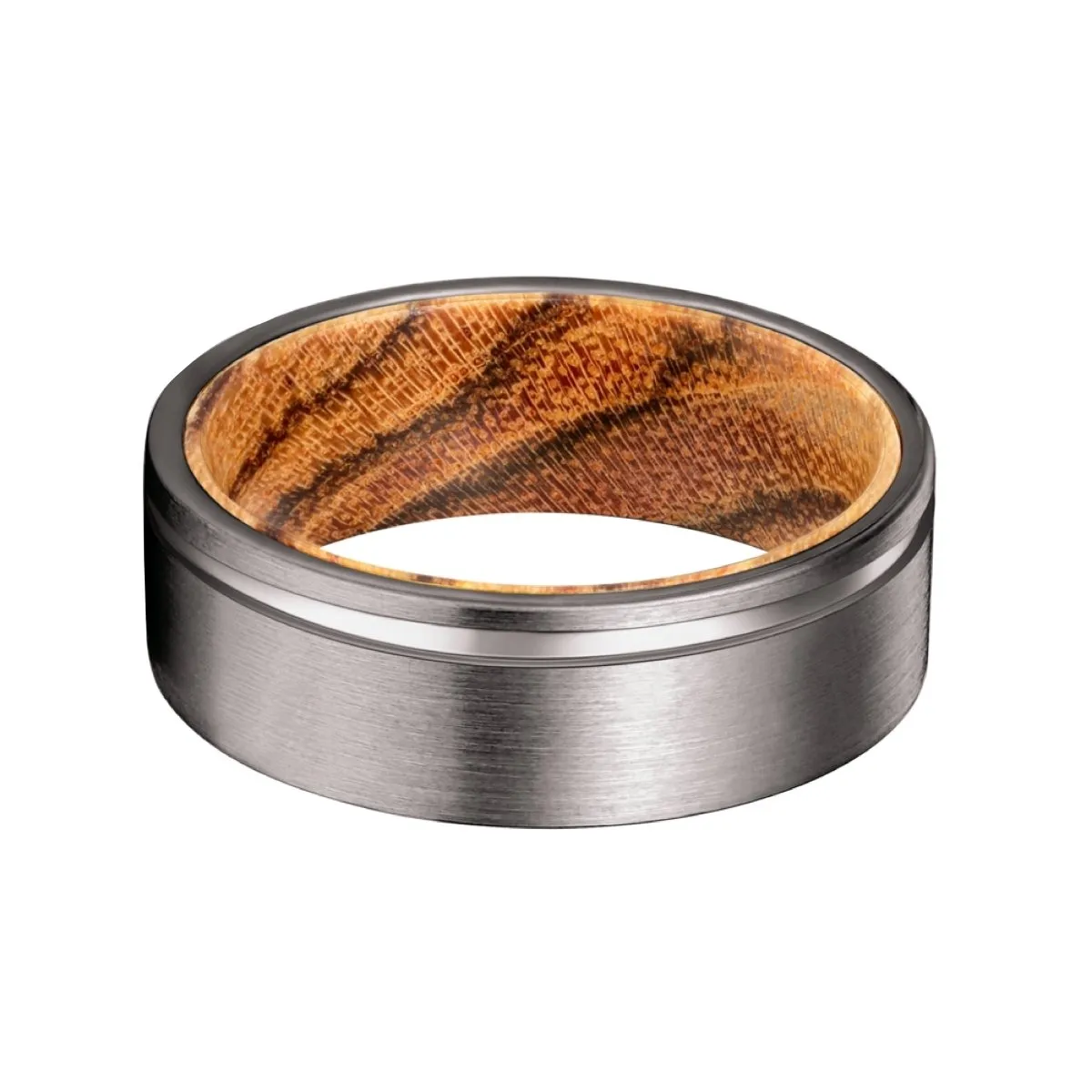 MOOSE | Bocote Wood, Gunmetal Tungsten Offset Groove