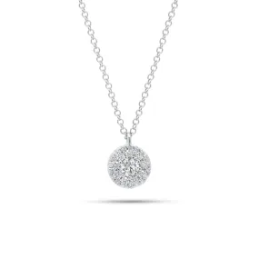 Multi-Diamond Circle Pendant