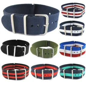 Nato Nylon Watch Straps Compatible with the Lacoste 22mm Range