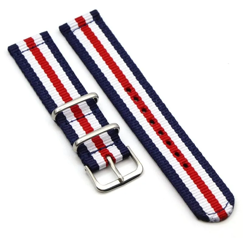 Nato Nylon Watch Straps Compatible with the Lacoste 22mm Range