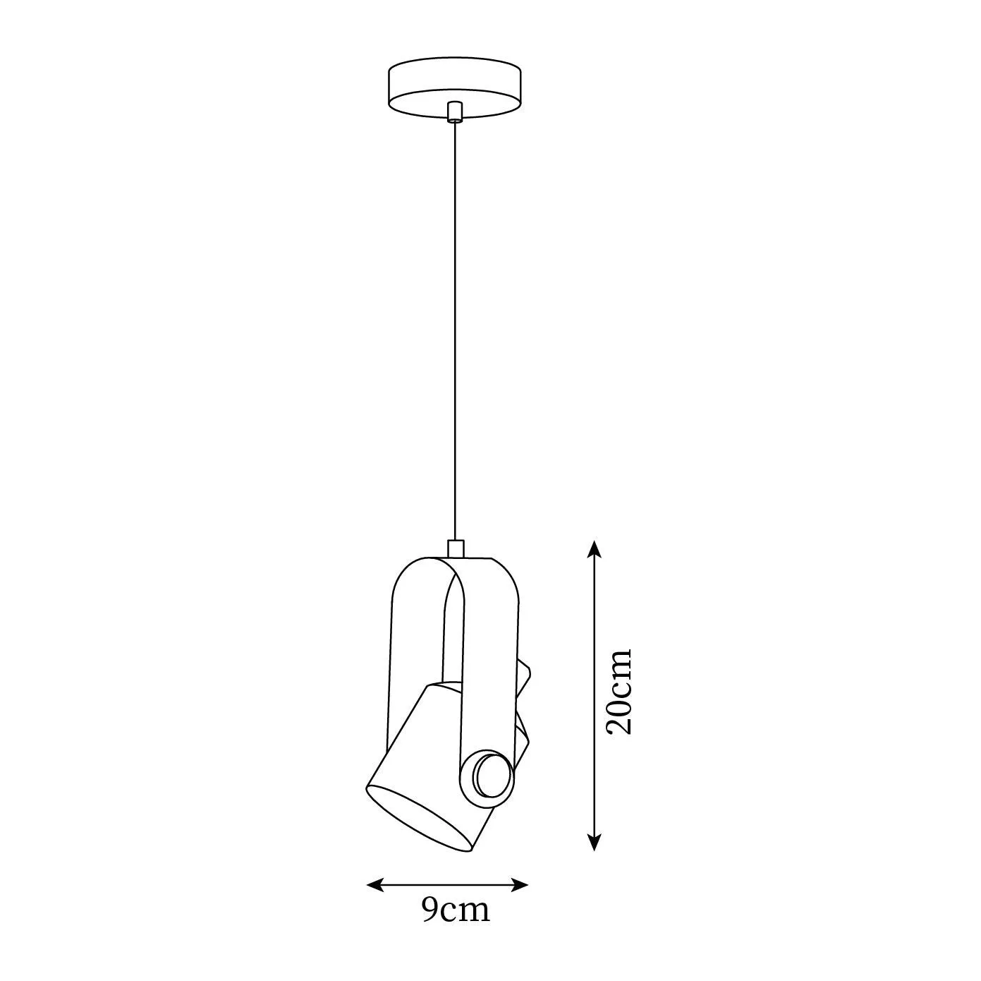 Neato Pendant Lamp 3.5″- 7.8″