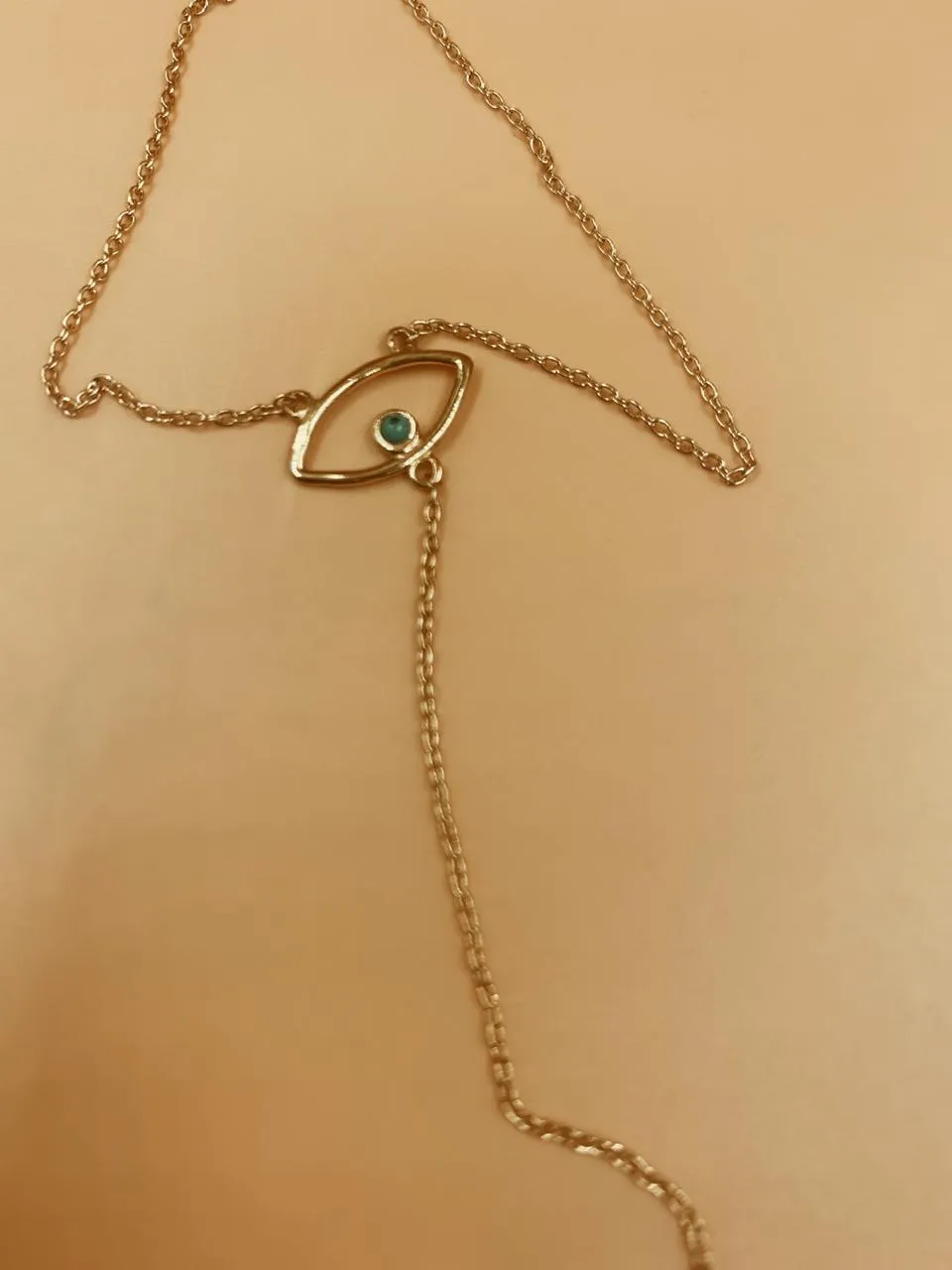 Nebula Evil Eye Lariat Necklace