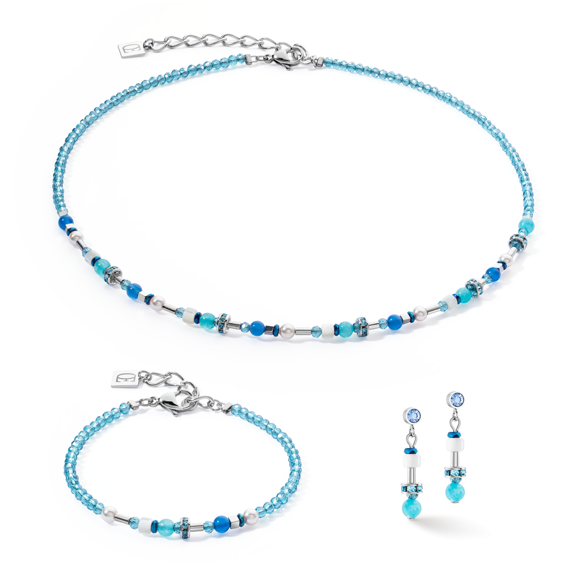 Necklace Princess Spheres Mix turquoise