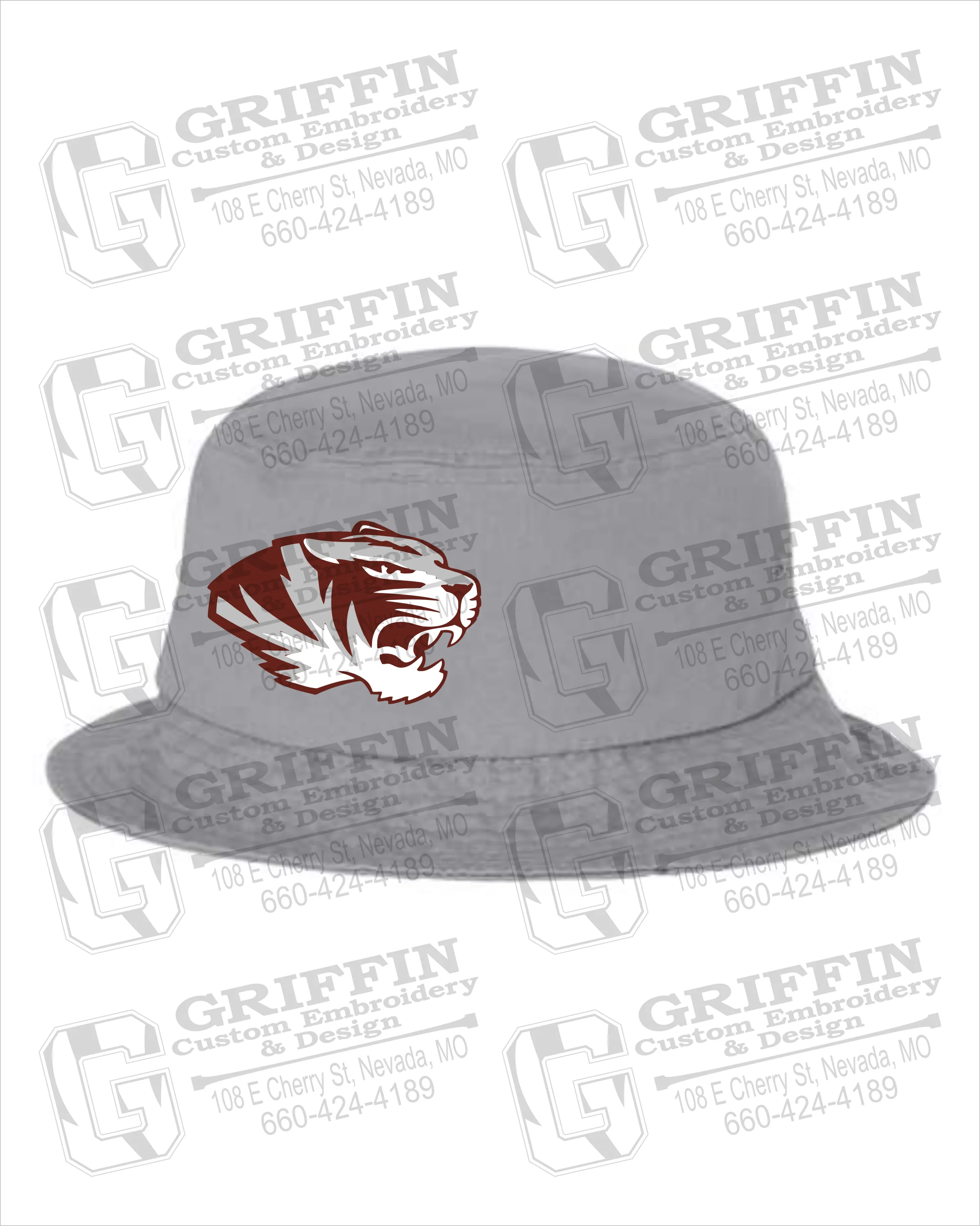 Nevada Tigers Bucket Hat - Tiger Head Logo