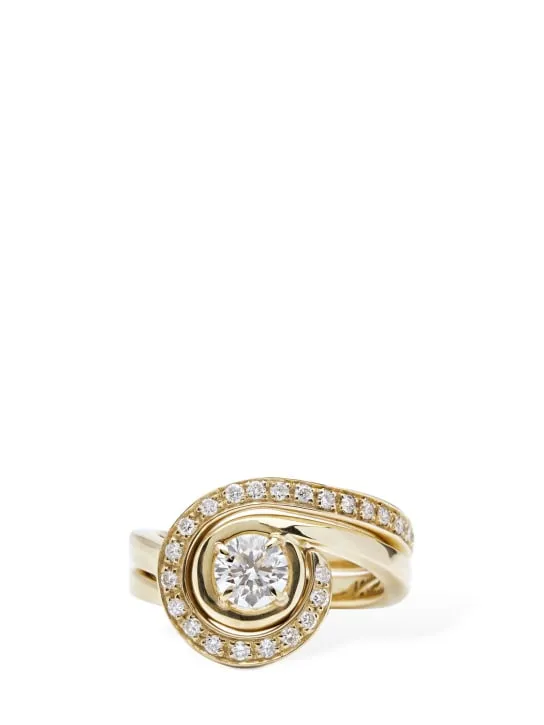 Nina Webrink   Resilience 18kt gold &amp; diamond ring 