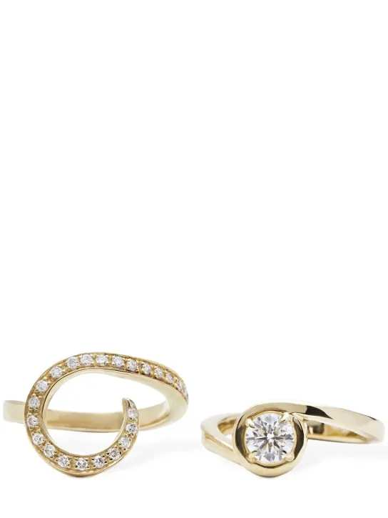 Nina Webrink   Resilience 18kt gold &amp; diamond ring 