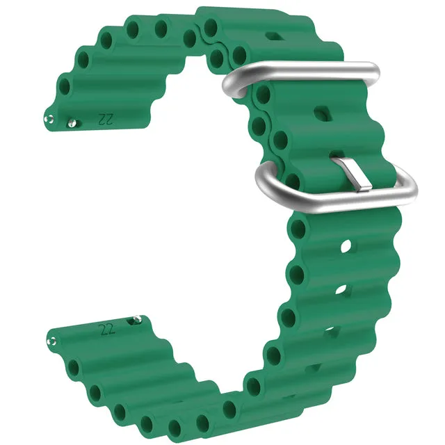 OnePlus Watch compatible Silicone Ocean Bands Watch Straps