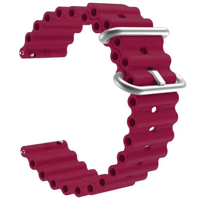 OnePlus Watch compatible Silicone Ocean Bands Watch Straps