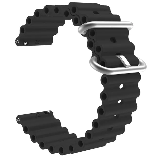 OnePlus Watch compatible Silicone Ocean Bands Watch Straps
