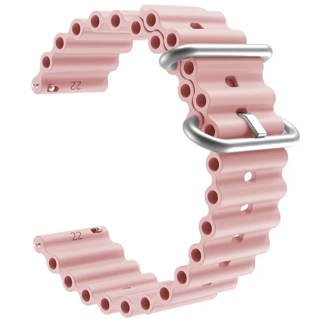 OnePlus Watch compatible Silicone Ocean Bands Watch Straps