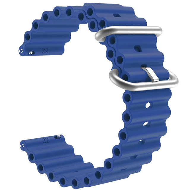 OnePlus Watch compatible Silicone Ocean Bands Watch Straps