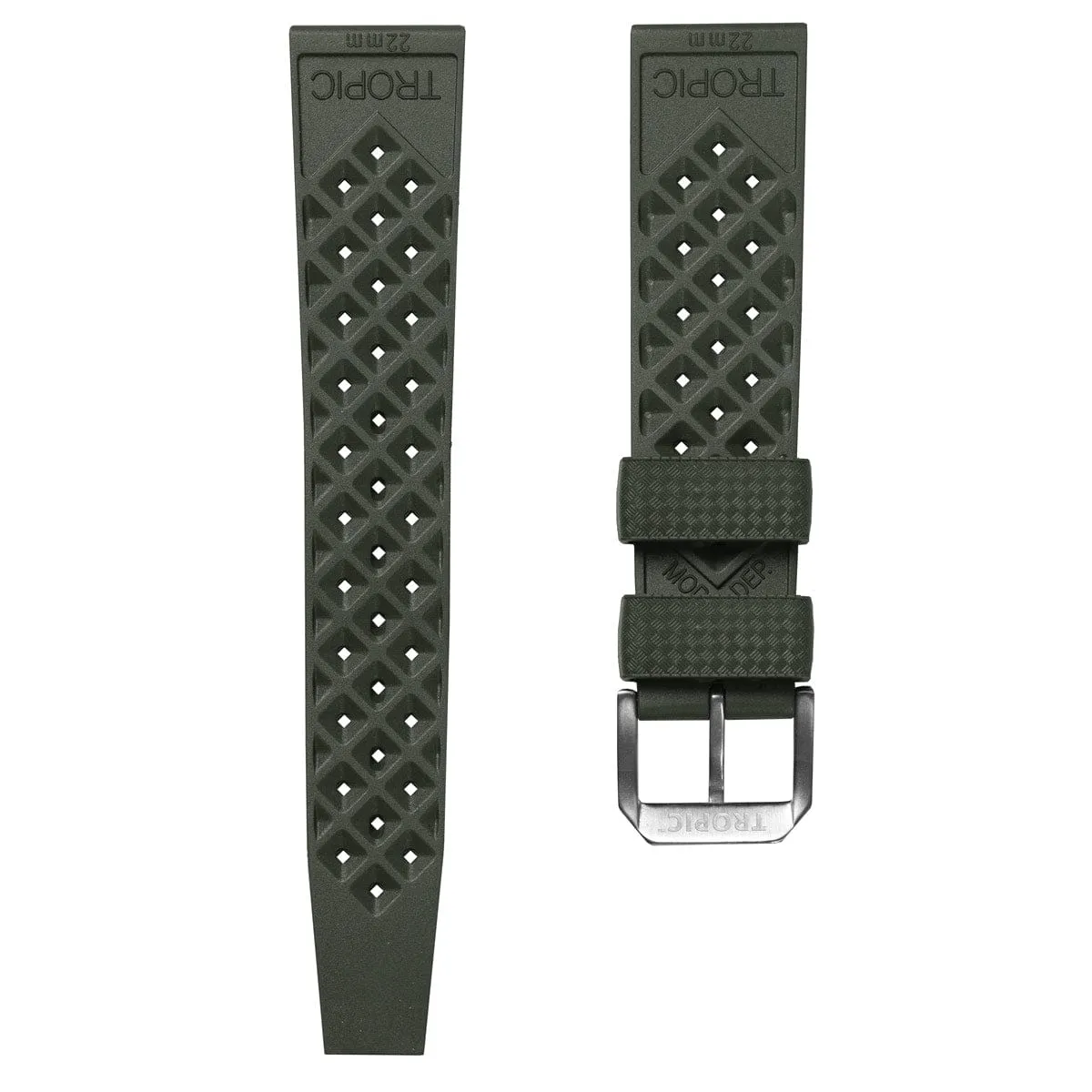 Original TROPIC® Dive Watch Strap - Army Green