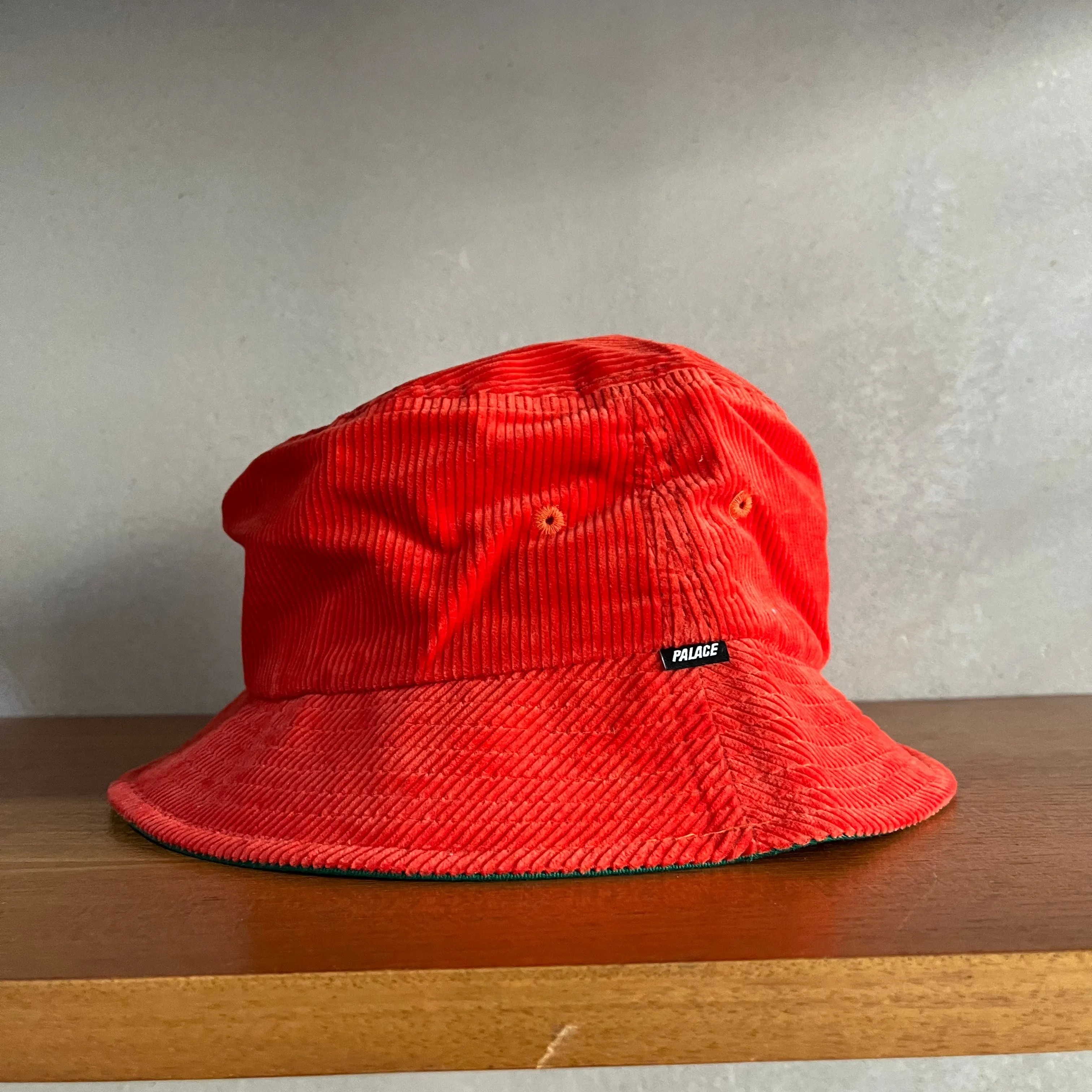 Palace P Corduroy Bucket Hat - O/S - Tomato