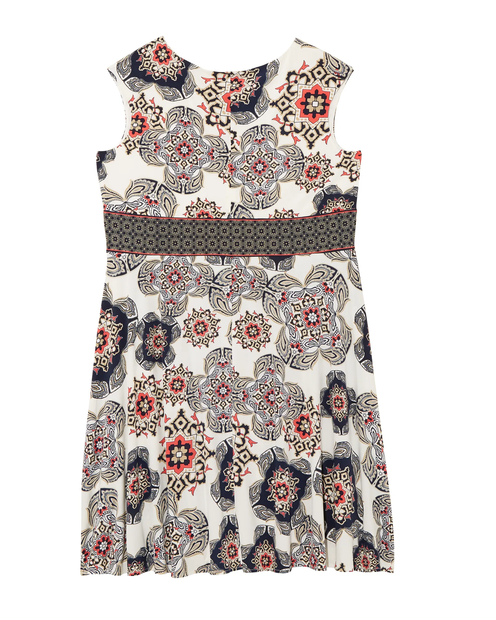 Palm Springs Dress | White / Red