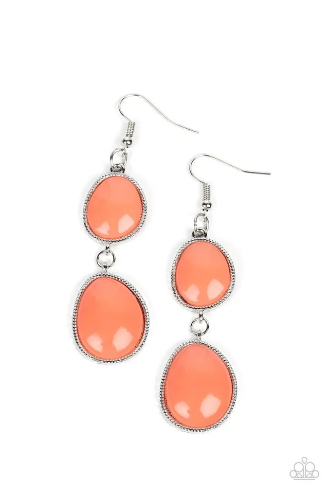 Paparazzi Earring ~ Mediterranean Myth - Orange