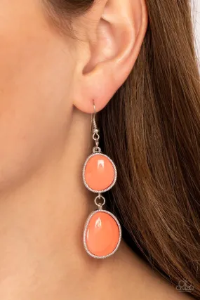 Paparazzi Earring ~ Mediterranean Myth - Orange