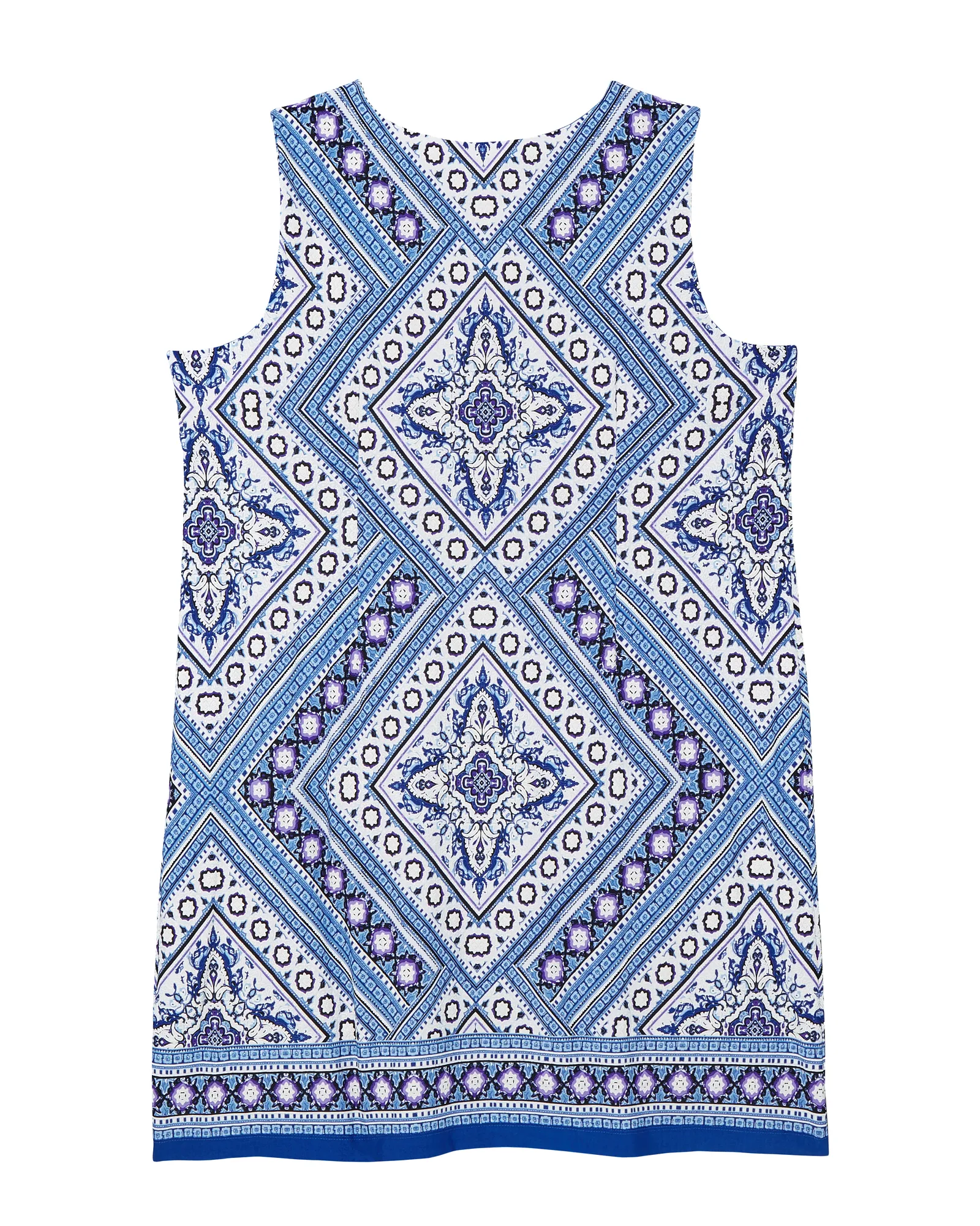 Parker Sleeveless Sheath Dress | Navy / White