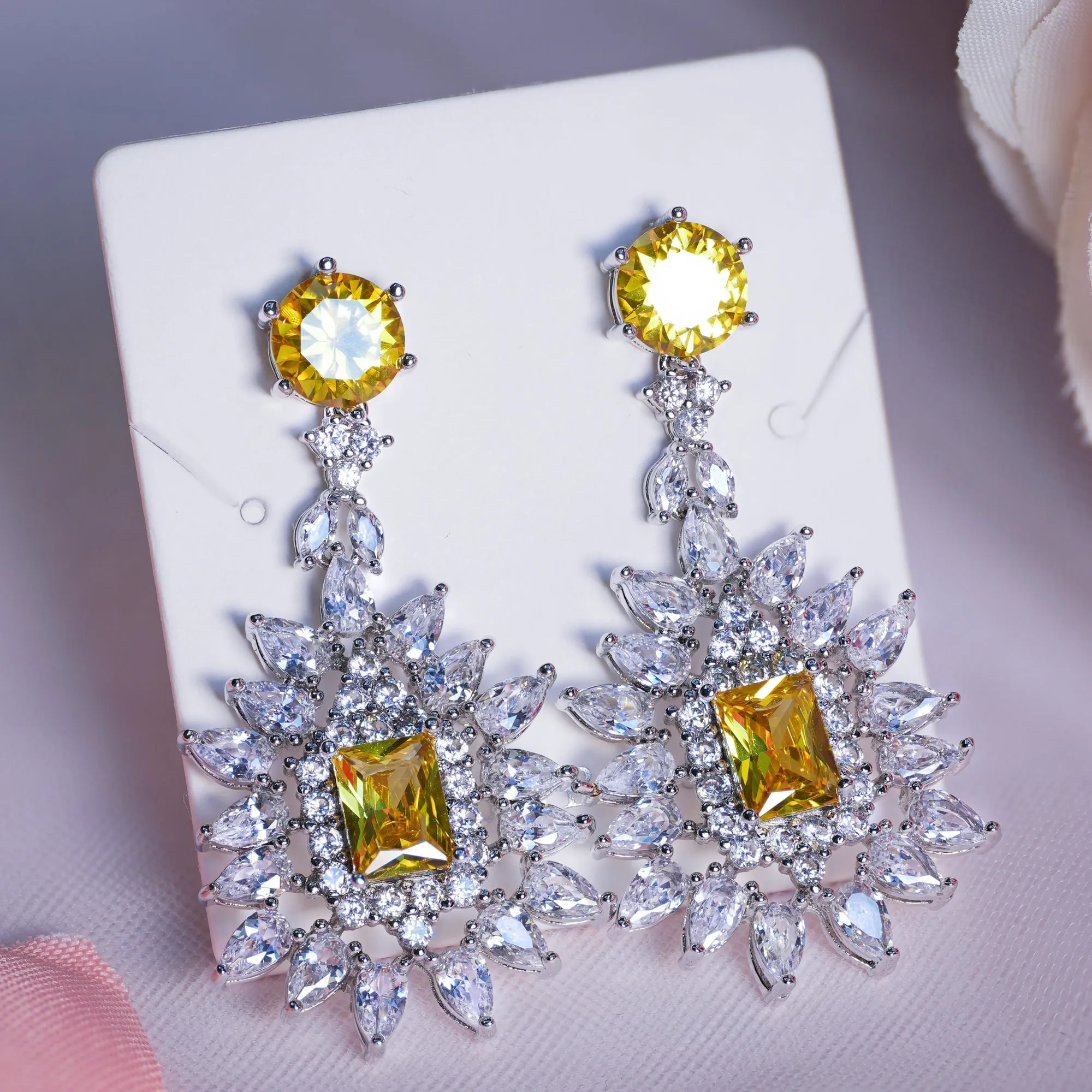 Patricia -  Bridal Chandelier Earrings