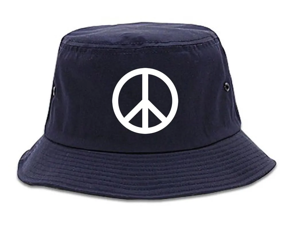 Peace Sign Symbol Meme Bucket Hat Cap