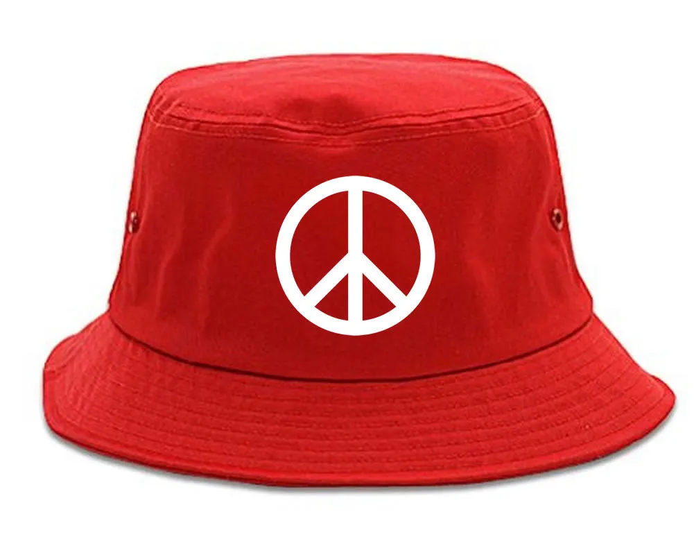 Peace Sign Symbol Meme Bucket Hat Cap