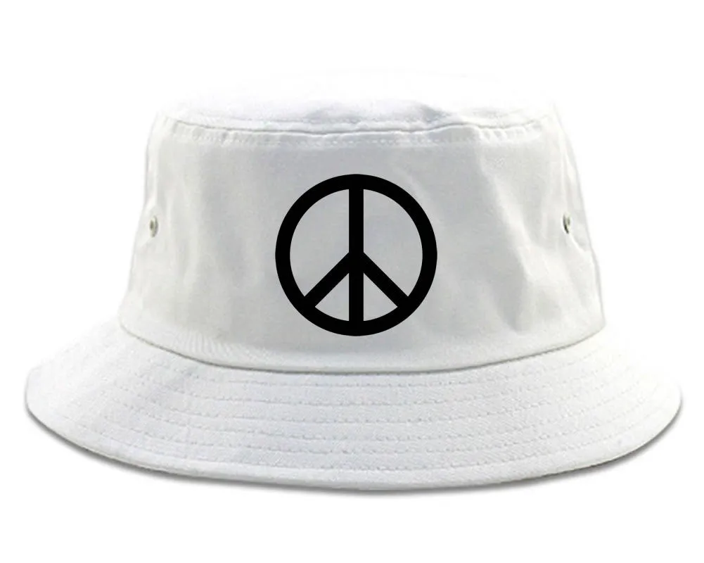 Peace Sign Symbol Meme Bucket Hat Cap