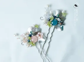 Pink and Blue Jam Hairpin (2 Colors)