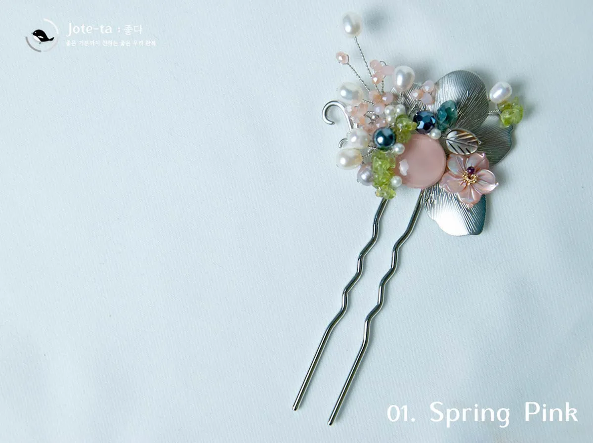 Pink and Blue Jam Hairpin (2 Colors)