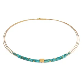 Quanta Necklace Turquoise